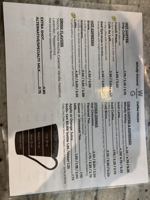Menu photo 1 Wholly Grounds Walker, LA