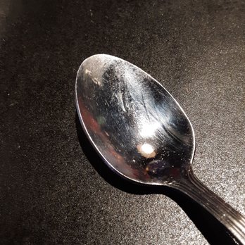 P.F. Chang's - Spoon water stains/ food marks? - Chinese Near Me - Princeton, New Jersey P.F. Chang's - Spoon water stains/ food marks? - Chinese Near Me - Princeton, New Jersey