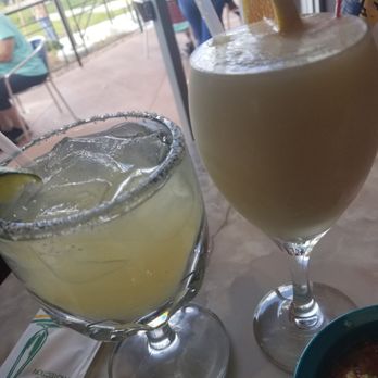 Chuy's - Skinny margarita on the rocks and pina colada - Tex-Mex Near Me - Colorado Springs, Colorado Chuy's - Skinny margarita on the rocks and pina colada - Tex-Mex Near Me - Colorado Springs, Colorado