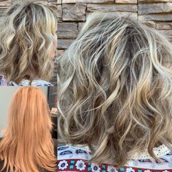 Hair by Susie Carranza - She wanted a hair makeover so I gave her lowlights for dimension and cut her hair for a modern look