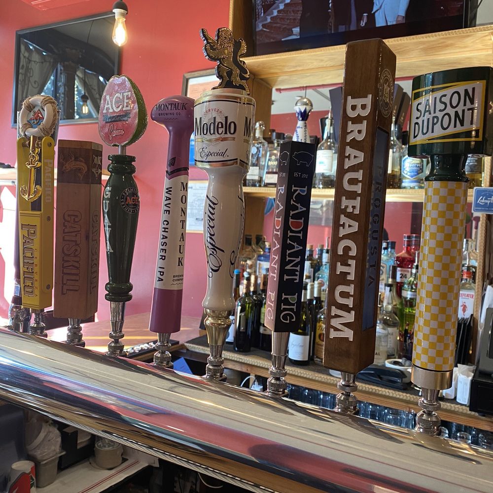 Flatiron Restaurant - Half of their beer selection - Steakhouses Near Me - Brooklyn, New York