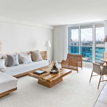 1 Hotel South Beach - City View One Bedroom Suite Living Room - Hotels Near Me - Miami Beach, Florida 1 Hotel South Beach - City View One Bedroom Suite Living Room - Hotels Near Me - Miami Beach, Florida