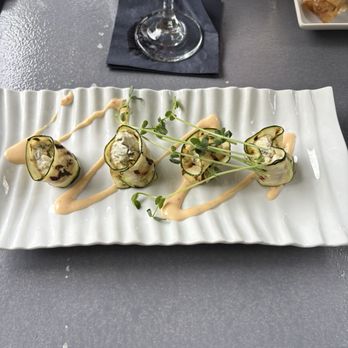 Martini's Organic - Grilled Artichoke Pesto Zucchini Rolls - Seafood Near Me - South Daytona, Florida