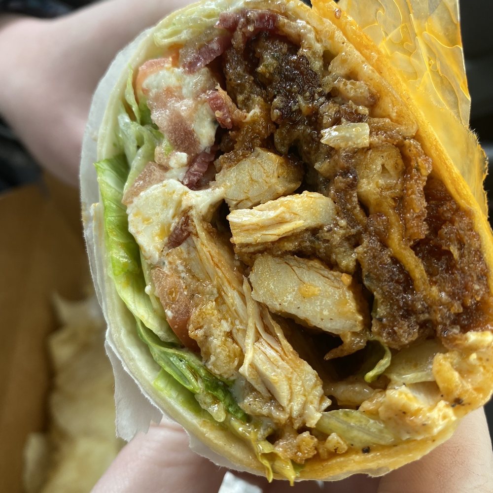 Gourmet Whaler - Buffalo wrap! Could taste the yummy blu cheese. - Desserts Near Me - Cold Spring Harbor, New York Gourmet Whaler - Buffalo wrap! Could taste the yummy blu cheese. - Desserts Near Me - Cold Spring Harbor, New York