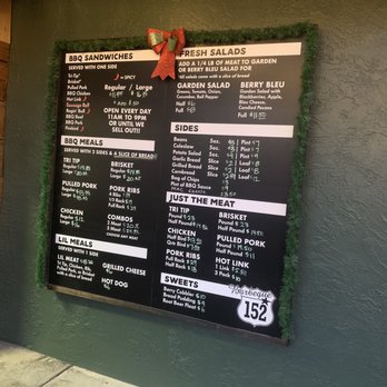 BBQ 152 - Amazing menu and wallet friendly. - Barbeque Near Me - Gilroy, California