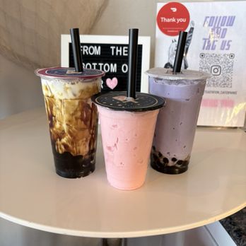Bubble Tea Station Cafe - Tiger, Strawberry Snow no boba and Taro snow - Desserts Near Me - Sparks, Nevada Bubble Tea Station Cafe - Tiger, Strawberry Snow no boba and Taro snow - Desserts Near Me - Sparks, Nevada