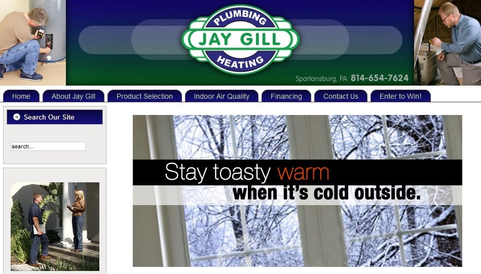 Slide of Jay Gill Plumbing & Heating