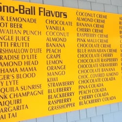 Hawaiian Island Snow-Balls - Exotic flavors!