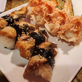 JJ Sushi - Unagi and upside down shrimp - Sushi Bars Near Me - Sparks, Nevada JJ Sushi - Unagi and upside down shrimp - Sushi Bars Near Me - Sparks, Nevada