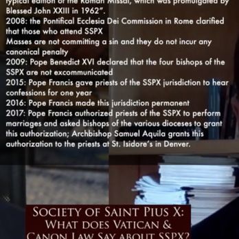St Michael's Catholic Church - Update on SSPX relationship with Rome - Churches Near Me - Roswell, Georgia St Michael's Catholic Church - Update on SSPX relationship with Rome - Churches Near Me - Roswell, Georgia
