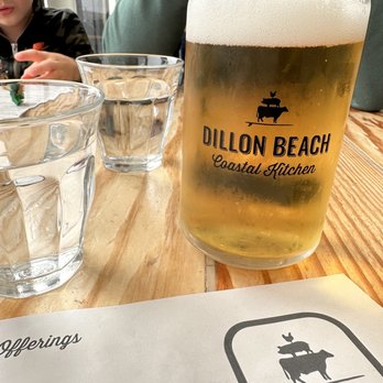 Dillon Beach Coastal Kitchen - Cute glasses you can snag at the market next door for souvenirs - New American Near Me - Dillon Beach, California