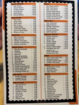 Menu photo 4 Himalayan Grill And Bar Killeen, TX Menu photo 4 Himalayan Grill And Bar Killeen, TX