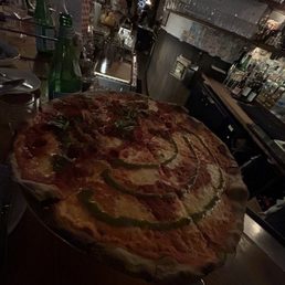 Pizza 1/2 and 1/2 Tie dye and supreme 14" Pizza 1/2 and 1/2 Tie dye and supreme 14"