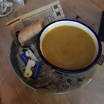 Scotch & Rye - Hot pumpkin  & orange soup - Cocktail Bars Near Me - Inverness, HLD