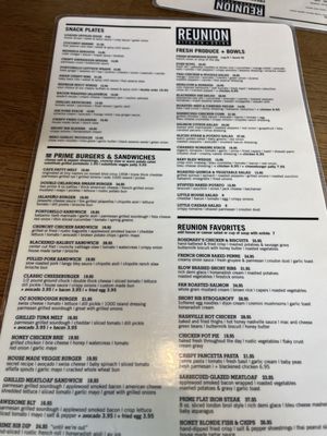Menu photo 2 Reunion Kitchen + Drink Laguna Beach, CA Menu photo 2 Reunion Kitchen + Drink Laguna Beach, CA