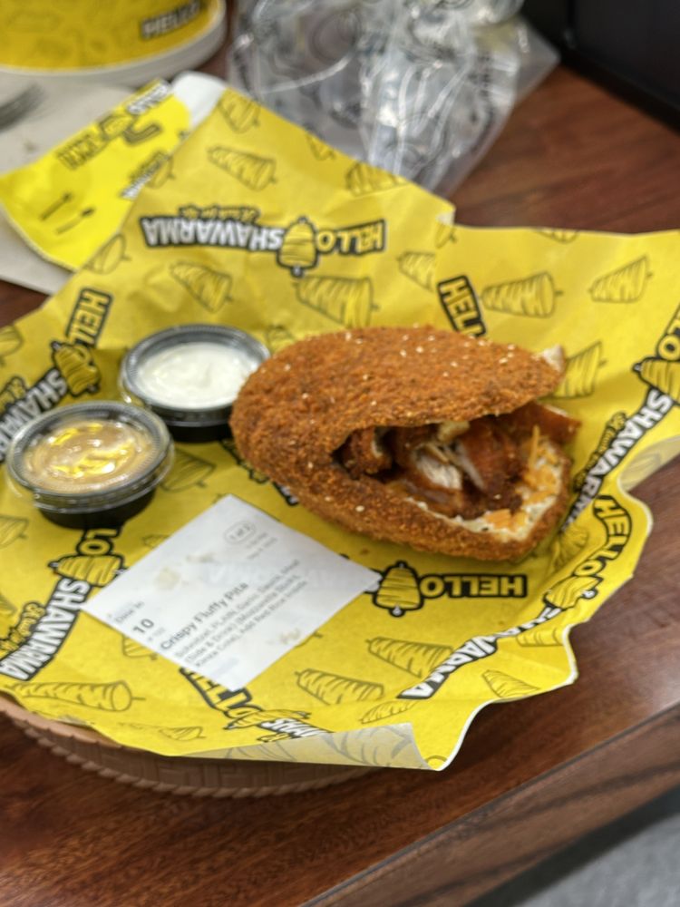 Food from Hello Shawarma