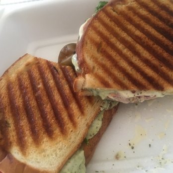 Paninis - Mozzarella Tomato and Pesto Panini - Sandwiches Near Me - Signal Hill, California Paninis - Mozzarella Tomato and Pesto Panini - Sandwiches Near Me - Signal Hill, California
