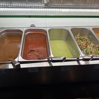 Tacos El Compa - Salsa bar - Mexican Near Me - Castro Valley, California