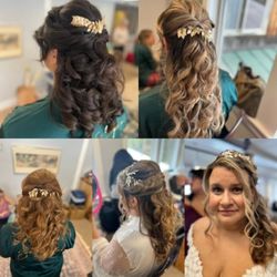 The Hair Loft - Bride and her Bridal Party