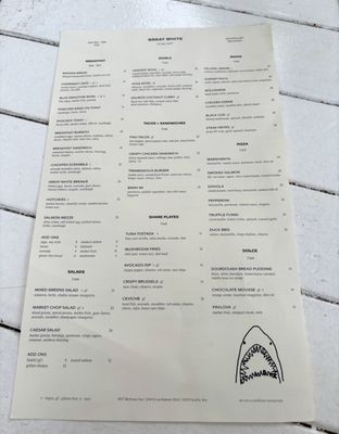 Menu photo 7 Great White Los Angeles, CA Menu photo 7 Great White Los Angeles, CA