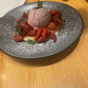 Rose Mary - Strawberry crepe dessert - Italian Near Me - Chicago, Illinois Rose Mary - Strawberry crepe dessert - Italian Near Me - Chicago, Illinois