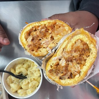 Cluck & Blaze - Nashville Hot Breakfast Burrito - Chicken Shop Near Me - Long Beach, California Cluck & Blaze - Nashville Hot Breakfast Burrito - Chicken Shop Near Me - Long Beach, California