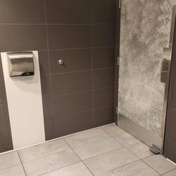 McDonald's - Door has a foot pull