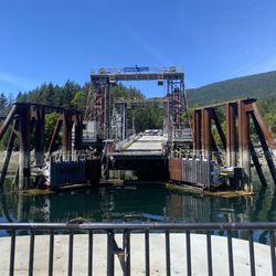 Saltery Bay Ferry Terminal - Arriving at Saltery Bay ferry terminal