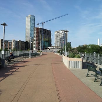 Pfluger Pedestrian Bridge - On bridge facing north - Landmarks & Historical Buildings Near Me - Austin, Texas