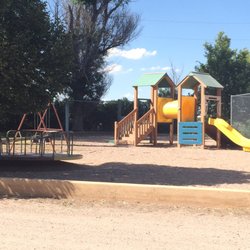 Flagler Town of - Just N of I-70 is this wonderful children's playground. There's a nice open green space across from it too