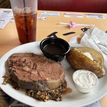 T-Bar Inn - 8 ounce prime rib with mashed potatoes very good - Diners Near Me - Wellington, Colorado T-Bar Inn - 8 ounce prime rib with mashed potatoes very good - Diners Near Me - Wellington, Colorado