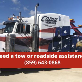 Cozine Auto & Towing - Cozine's Auto, Truck & Towing provides 24/7 Towing & Road Side assistance as well as diagnostic repair - Tires Near Me - Verona, Kentucky Cozine Auto & Towing - Cozine's Auto, Truck & Towing provides 24/7 Towing & Road Side assistance as well as diagnostic repair - Tires Near Me - Verona, Kentucky