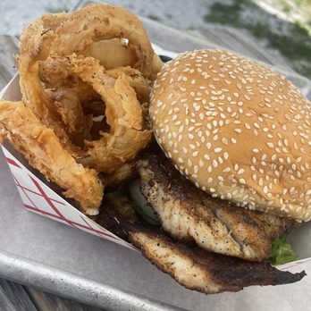 Big Ray's Fish Camp - Grouper Sandwich. $24 - Seafood Near Me - Tampa, Florida