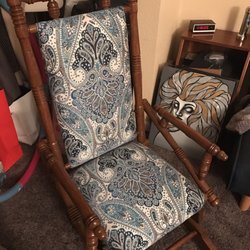 Home Accents - Fabric is from Joann's. It took less that two days for them to completely transform my little diddy.