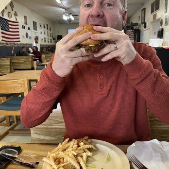 Borden Buckboard Diner - Happy Man - Diners Near Me - Borden, Indiana