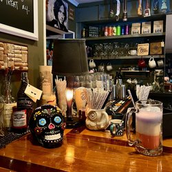 The Bar Shoppe - Decor including a mini leg lamp