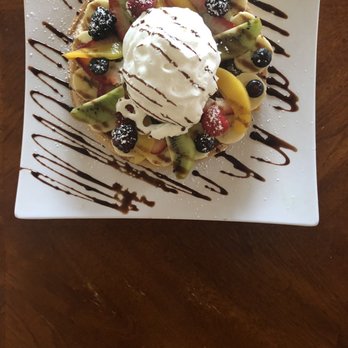 Hope Cafe and Creperie - Waffle with ice cream, fruit and Nutella - Cafes Near Me - Calexico, California Hope Cafe and Creperie - Waffle with ice cream, fruit and Nutella - Cafes Near Me - Calexico, California