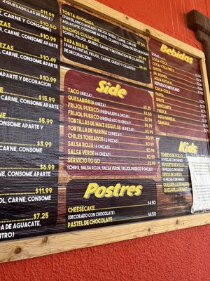 Menu photo 3 Birria Culiacan El Paso, TX