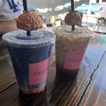 The Perfect Box Cafe - Shark attack and jelly donut latte - Bakeries Near Me - Covina, California The Perfect Box Cafe - Shark attack and jelly donut latte - Bakeries Near Me - Covina, California