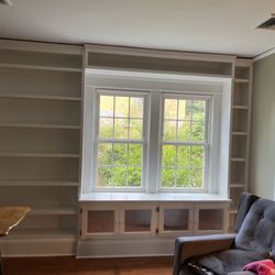 Golden Eye Construction - Custom, built in bookshelves