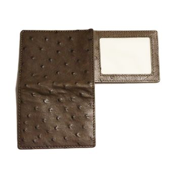 Safari Exotic Leathers - Wallet -Full Ostrich Brown, L-Shape - Leather Goods Near Me - Houston, Texas Safari Exotic Leathers - Wallet -Full Ostrich Brown, L-Shape - Leather Goods Near Me - Houston, Texas