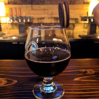 Component Brewing Company - Double Stuff(ed) Stout paired with an Oreo! Liquid Dessert! So good - small batch so try it while it lasts on tap! - Breweries Near Me - Milwaukee, Wisconsin