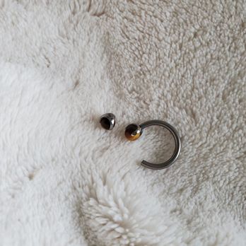 The Piercing Bar - broken septum ring. - Piercing Near Me - Rancho Cucamonga, California The Piercing Bar - broken septum ring. - Piercing Near Me - Rancho Cucamonga, California