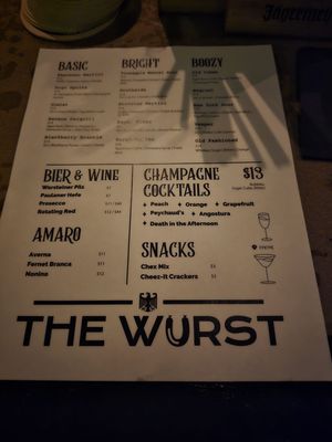 Menu photo 3 The Wurst Baltimore, MD
