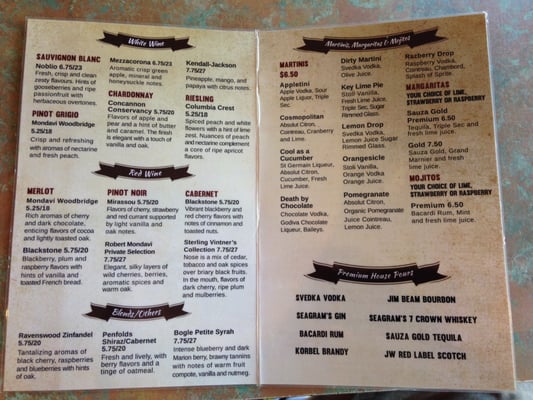 Menu photo 8 The Library Houghton, MI Menu photo 8 The Library Houghton, MI