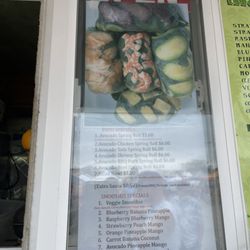 Fresh Cool Drinks - Menu ~ best spring roll deal in town!