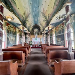 St. Benedict's Catholic Church - Inside ceiling view