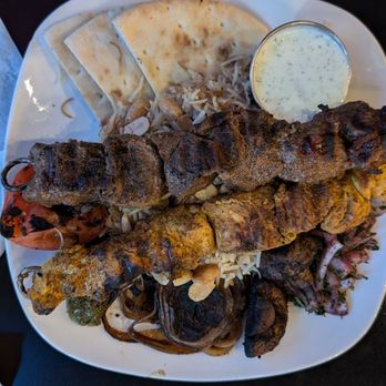 Skewers - Skewers... Lamb and an extra chicken. One skewer is plenty! - Food Trucks Near Me - Spokane, Washington