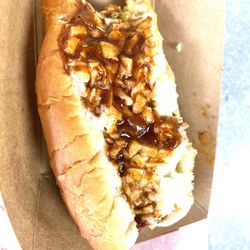 Tony's Hot Dogs food