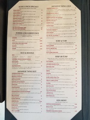 Menu photo 8 Kitaro Surf & Turf Munster, IN